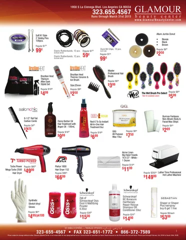 Glamour Beauty Center Feb-March Product 家具目录