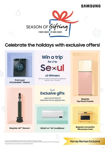 Samsung 电子版 Appliances - Season Of Gifting 家具单页