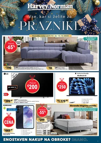 Vse, kar si želite za PRAZNIKE - POH, SPA, AV, RAČ in TEL
