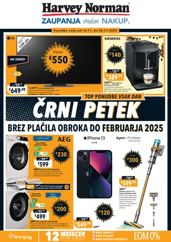Črni petek - top ponudbe vsak dan