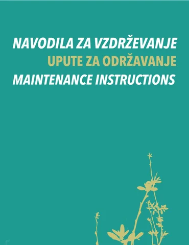 Navodila za uporabo - vrtno pohištvo