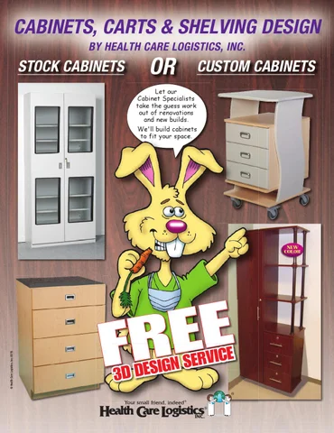 Health Care Logistics 家具目录 · Cabinets, Carts × 层架