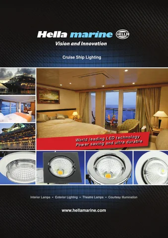 Hella marine Cruise Ship 灯饰目录