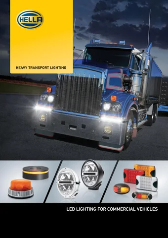 HELLA LED 灯饰 for 商用 Vehicles 手册