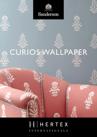 Hertex 国际 's Sanderson Curios Wallpaper 灯饰产品集