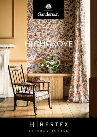 Hertex Internationals Sanderson Highgrove 布艺 × Wallpaper 灯饰产品集
