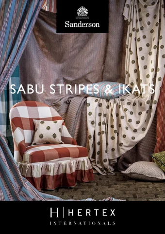 Hertex Internationals Sanderson Sabu Stripes × Ikats 布艺 灯饰产品集