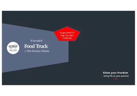 Extra lang professionel Food Truck