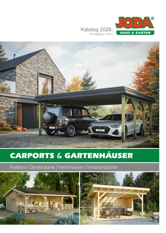 HolzLand Köster| Carports × Gartenhäuser | Joda