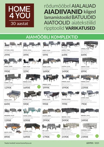 家居 4you aiamööbli ajakiri 2025