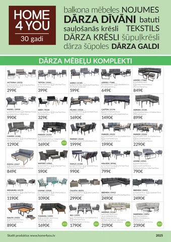家居 4you dārza mēbeļu žurnāls 2025