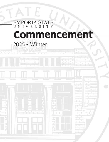 Emporia State University - 2025 冬季 Commencement