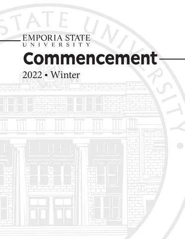 Emporia State University - 冬季 2022 Commencement