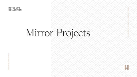HotelLifeCollection_ 家具目录 · Mirror Completed Projects