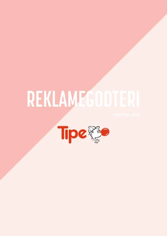 Tipe Reklamegodteri Høsten 2026