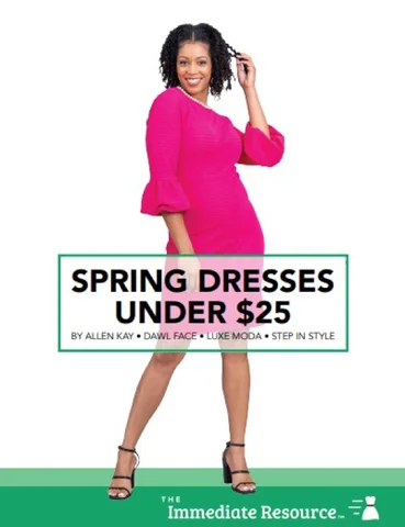 春季 Dresses Under $25