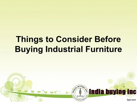Things to consider before buying 工业风 家具