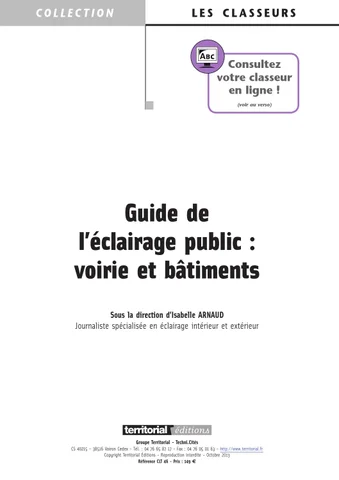 INFOPRO DIGITAL 家具目录 · 指南 德文 l eclairage public voirie et batiments