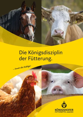 Königshofer Futtermittel - Imagebroschüre