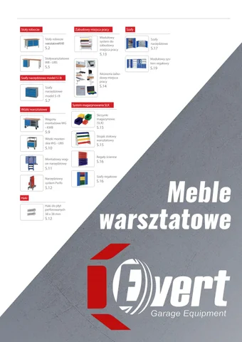 InterCars SA 灯饰目录 Mebli Warsztatowych Evert