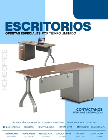 家具目录 家居 办公 Escritorios | IPSA Honduras
