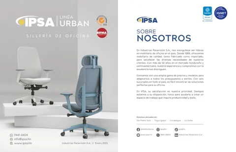 家具目录 Línea Urban | IPSA Honduras