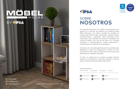 家具目录 Mobel Hogar | IPSA Honduras