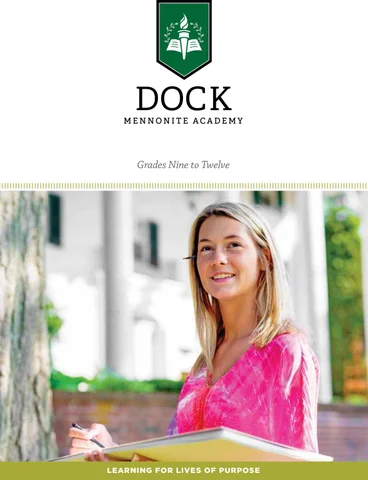 Dock Mennonite Academy Viewbook Grades 9-12