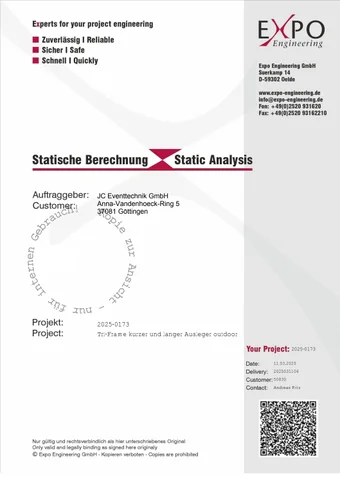 Tri-Frame Ständerwerk- kurzer und langer Ausleger 户外