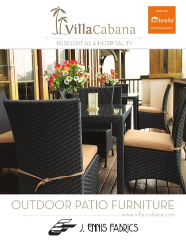 Ennis Fabrics 家具目录 · Villa Cabana 户外 家具 2012