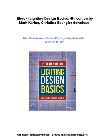 mark karlen, christina spangler - Read the ebook onli 灯饰目录 · (ebook) 灯饰 design basics, 4th 版 by