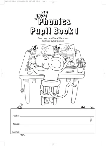Jolly Phonics Pupil 册 1 (Nigeria Store)