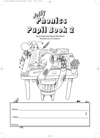 Jolly Phonics Pupil 册 2 (Black × White) Nigeria Store