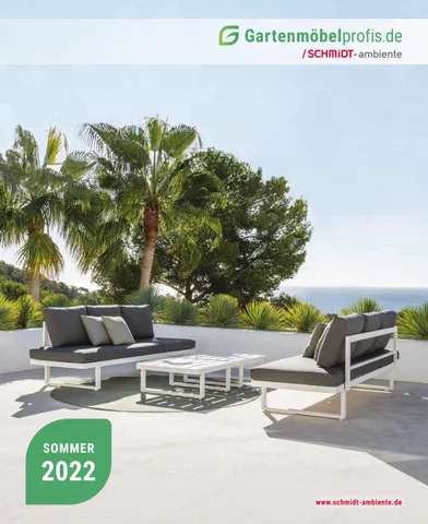 Presse Verlagsgesellschaft mbH 家具目录 · Gartenmöbelprofis. 德文 /SCHMIDT-ambiente