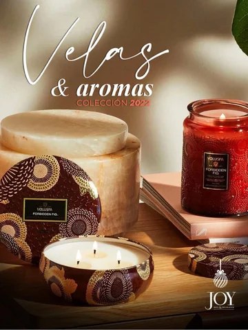 家具目录 Joy: Velas, difusores 德文 aromas