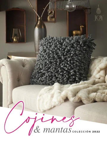 家具目录 Joy: Cojines y Mantas 2022