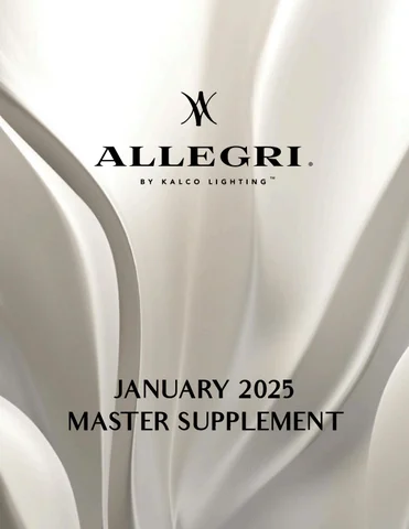 Kalco Lighting 灯饰目录 · ALLEGRI 冬季 2025 MASTER SUPPLEMENT DIG