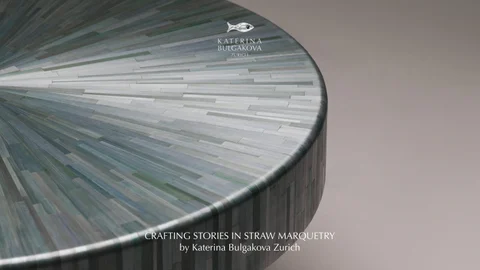 Katerina Bulgakova Zurich studio 家具目录 · Straw Marquetry Savoir-Faire by