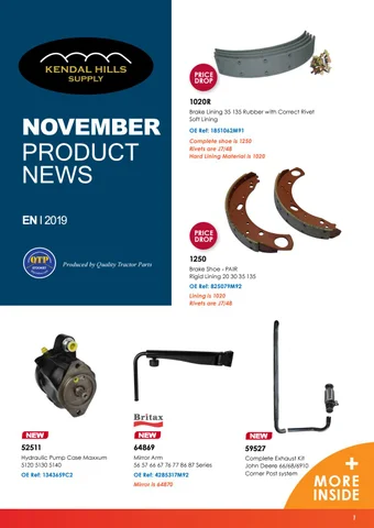 Kendal Hills Supply 灯饰目录 · November 2019 Product News