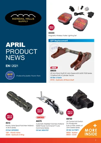 Kendal Hills Supply 灯饰目录 · April 2021 Product News