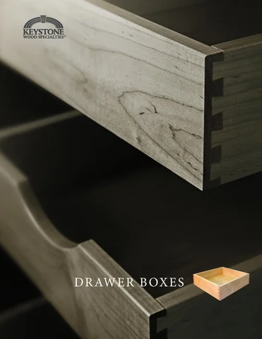 Keystone 实木 Specialties Dovetailed Drawer Boxes