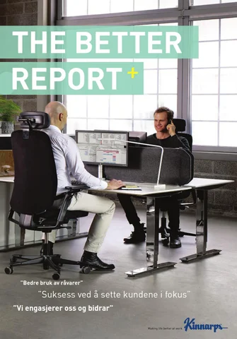 Kinnarps Group 家具目录 · THE BETTER REPORT 2015 - 挪威