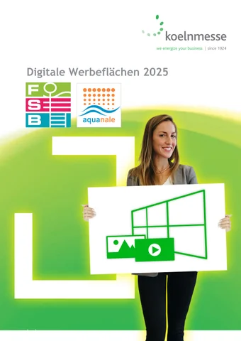 Digitale Werbeflächen FSB | aquanale