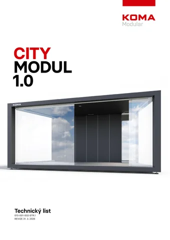 Technický list CITY MODUL - Basic