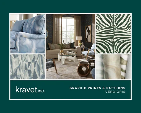Kravet LLC Graphic Prints Verdigris 灯饰型录