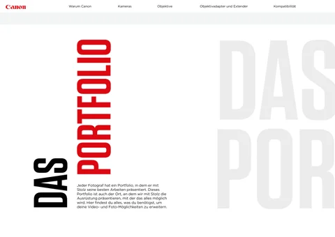 Canon Produktportfolio 2023