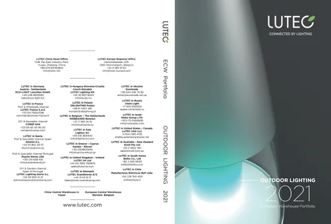 Lampanet 灯饰目录 · Lutec katalógus 户外照明 2021