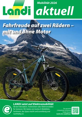 LANDI Themenflyer Mobilität Fahrräder