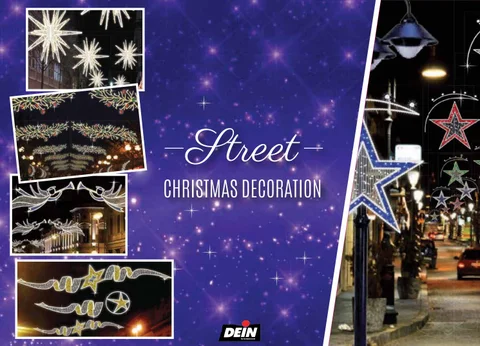 Street christmas decorations