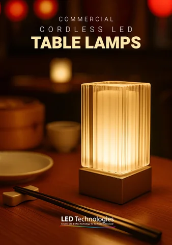 商用 Cordless LED 桌 Lamps from LED Technologies